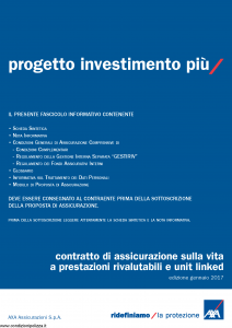 Axa - Progetto Investimento Piu' - Modello 4792 Edizione 31-01-2017 [74P]