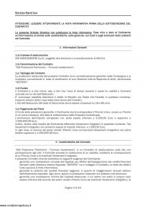 Axa - Protezione Patrimonio Formula Investimento - Modello 4737 Edizione 30-09-2009 [46P]