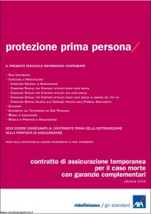 Axa - Protezione Prima Persona - Modello 4661 Edizione 01-12-2010 [48P]