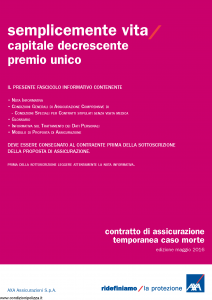 Axa - Semplicemente Vita - Modello 4810 Edizione 31-05-2016 [26P]