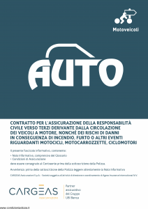 Cargeas - Auto Motoveicoli - Modello 1382 Edizione 01-08-2015 [76P]