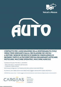 Cargeas - Auto Veicoli A Motore - Modello 1384 Edizione 01-08-2015 [88P]