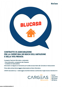 Cargeas - Blu Casa Assicurazione Per I Rischi Dell'Abitazione E Della Vita Privata - Modello 1489 Edizione 01-01-2016 [68P]