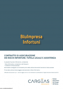 Cargeas - Blu Impresa Infortuni - Modello 1625 Edizione 15-10-2015 [66P]