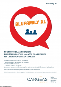 Cargeas - Blufamily Xl - Modello 1463 Edizione 01-10-2015 [92P]