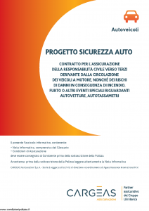 Cargeas - Progetto Sicurezza Auto Autoveicoli - Modello 1396 Edizione 01-08-2015 [96P]