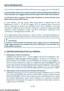 Cargeas - Scudo Speciale Commercio 2.0 Multirischi Per L'Esercizio Commerciale - Modello 1580 Edizione 01-05-2015 [108P]