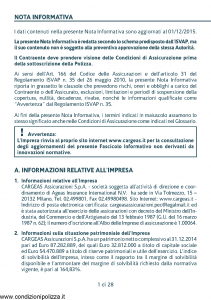 Cargeas - Scudo Speciale Commercio 2.0 Multirischi Per L'Esercizio Commerciale - Modello 1580 Edizione 01-12-2015 [108P]