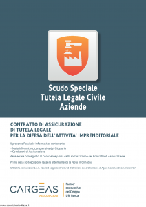 Cargeas - Scudo Speciale Tutela Legale Civile Aziende - Modello 1345 Edizione 01-10-2015 [32P]