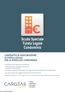 Cargeas - Scudo Speciale Tutela Legale Condominio - Modello 1386 Edizione 01-10-2015 [32P]