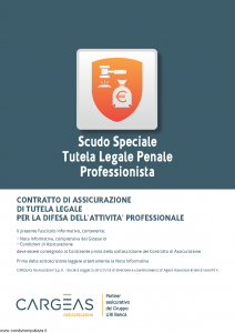 Cargeas - Scudo Speciale Tutela Legale Penale Professionista - Modello 1385 Edizione 01-10-2015 [32P]