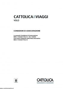 Cattolica - Cattolica E Viaggi Volo - Modello cviaggi-volo2 Edizione 12-2010 [20P]