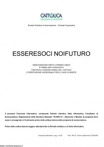 Cattolica - Essere Soci Noi Futuro - Modello 1893 28 Edizione 23-09-2009 [36P]