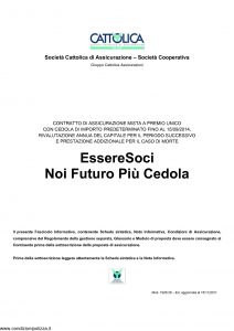 Cattolica - Essere Soci Noi Futuro Piu' Cedola - Modello 1928-28 Edizione 15-11-2011 [31P]