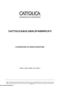 Cattolica - Globale Fabbricati - Modello CGFAB2 Edizione 03-2011 [26P]