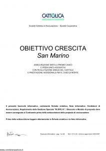 Cattolica - Obiettivo Crescita San Marino - Modello ocsm 28 Edizione 30-03-2007 [34P]