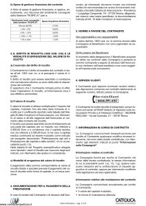 Cattolica - Obiettivo Facile Nota Informativa 2001 - Modello 191-ni Edizione 11-2001 [8P]