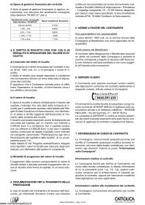 Cattolica - Obiettivo Facile Nota Informativa 2003 - Modello 191-ni Edizione 07-2003 [8P]