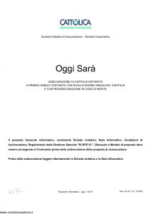 Cattolica - Oggi Sara' - Modello os 28 Edizione 12-2005 [47P]