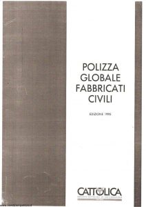 Cattolica - Polizza Globale Fabbricati Civili - Modello nd Edizione 1995 [SCAN] [17P]