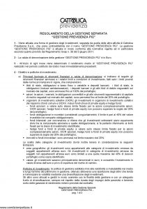 Cattolica Previdenza - Gestione Previdenza Piu' - Modello nd Edizione nd [3P]