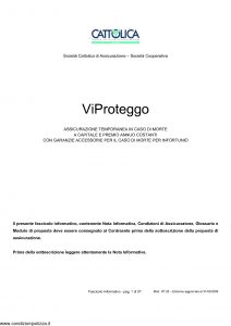 Cattolica - Vi Proteggo - Modello vp 28 Edizione 31-03-2008 [37P]