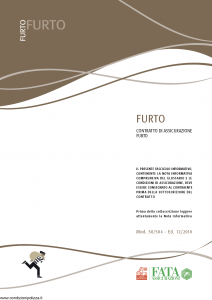 Fata - Furto - Modello 50-504 Edizione 12-2010 [28P]