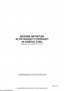 Fata - Globale Agricoltura Altri Soggetti Operanti In Agricoltura 212 213 214 - Modello 14533 Edizione 07-2010 [14P]