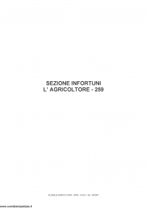 Fata - Globale Agricoltura Codice Attivita' 259 - Modello 14533 Edizione 06-2007 [23P]