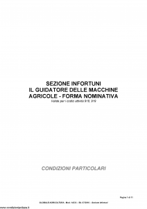 Fata - Globale Agricoltura Il Guidatore Delle Macchine Agricole 918 919 - Modello 14533 Edizione 07-2010 [11P]