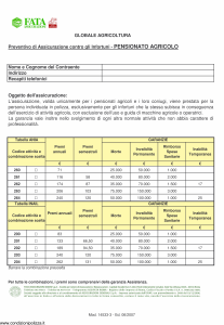 Fata - Globale Agricoltura Preventivo Di Assicurazione Vendemmiatore - Modello 14533-9 Edizione 06-2007 [8P]