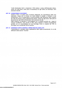 Fata - Globale Agricoltura Sezione Furto Forma A Pacchetto - Modello 14533 Edizione 01-2009 [11P]