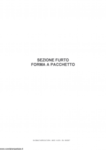 Fata - Globale Agricoltura Sezione Furto Forma A Pacchetto - Modello 14533 Edizione 06-2007 [12P]