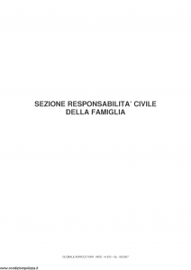 Fata - Globale Agricoltura Sezione Rc Della Famiglia - Modello 14.533 Edizione 06-2007 [7P]