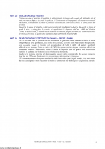 Fata - Globale Agricoltura Sezione Responsabilita' Civile Dei Prodotti Agricoli - Modello 14.533 Edizione 05-2008 [9P]