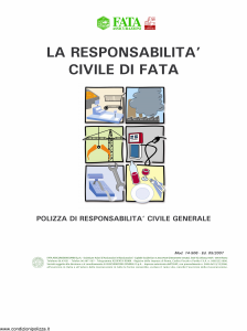 Fata - La Responsabilita' Civile Di Fata Animali - Modello 14-506 Edizione 05-2007 [17P]