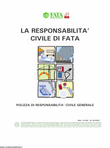 Fata - La Responsabilita' Civile Di Fata Bar Ristoranti - Modello 14-506 Edizione 05-2007 [15P]