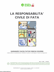 Fata - La Responsabilita' Civile Di Fata Garanzie Facoltative Rischi Diversi - Modello 14-506 Edizione 05-2007 [16P]