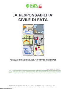 Fata - La Responsabilita' Civile Di Fata Imprese Conduzione Uffici - Modello 14-506 Edizione 05-2007 [13P]
