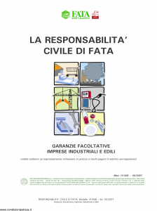 Fata - La Responsabilita' Civile Di Fata Imprese Industriali Ed Edili - Modello 14-506 Edizione 05-2007 [23P]