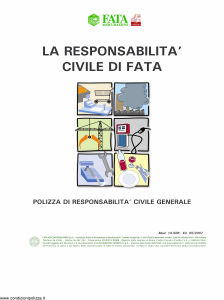 Fata - La Responsabilita' Civile Di Fata Riserve Di Caccia - Modello 14-506 Edizione 05-2007 [13P]