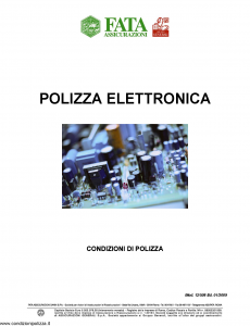 Fata - Polizza Elettronica - Modello 12-508 Edizione 01-2009 [19P]