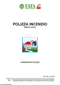 Fata - Polizza Incendio Rischi Civili - Modello 12-520 Edizione 01-2009 [24P]