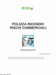 Fata - Polizza Incendio Rischi Commerciali - Modello 12-522 Edizione 11-2005 [23P]