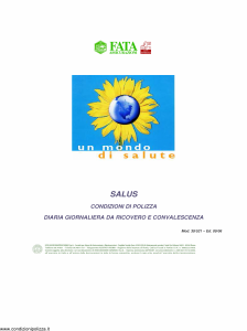Fata - Salus Un Mondo Di Salute - Modello 39-521 Edizione 09-2006 [10P]