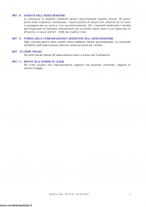 Fata - Schola Polizza Infortuni Cumulativa Istituti Scolastici - Modello 150-14-25 Edizione 06-2007 [12P]