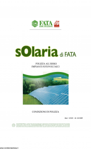 Fata - Solaria Di Fata - Modello 12-545 Edizione 02-2009 [19P]