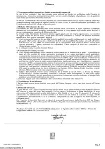 Fondiaria Sai - Commercio 2000 Polizza Globale Per Il Commerciante Informativa - Modello nd Edizione 06-2006 [4P]