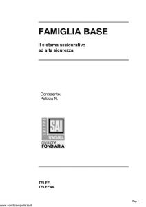 Fondiaria Sai - Famiglia Base Sistema Assicurativo Ad Alta Sicurezza Informativa - Modello nd Edizione 06-2006 [4P]