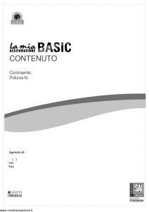 Fondiaria Sai - La Mia Assicurazione Basic Contenuto - Modello 11325 Edizione 02-2007 [16P]